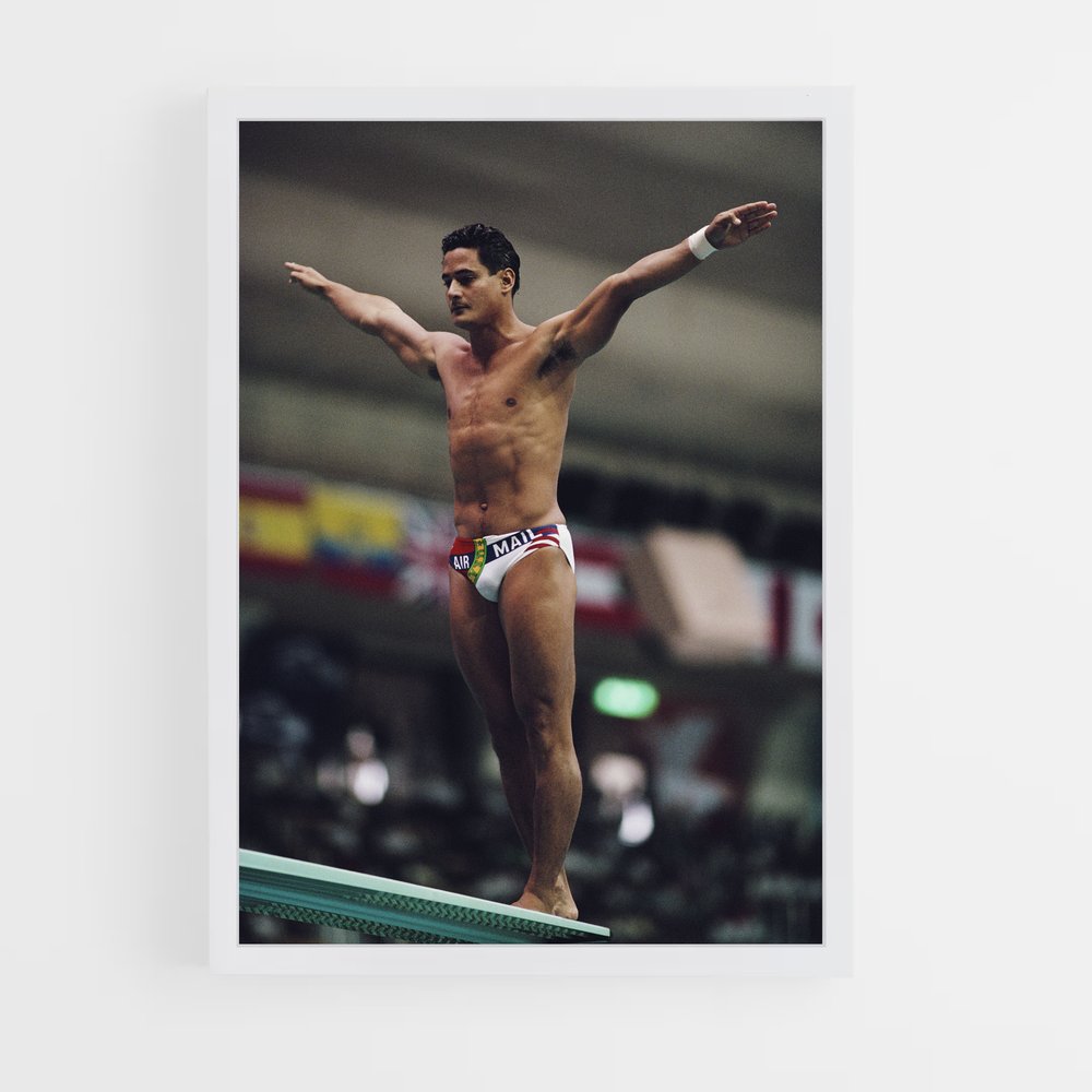 Poster Greg de louganis – affiche Plongeon de falaise (vue 3)